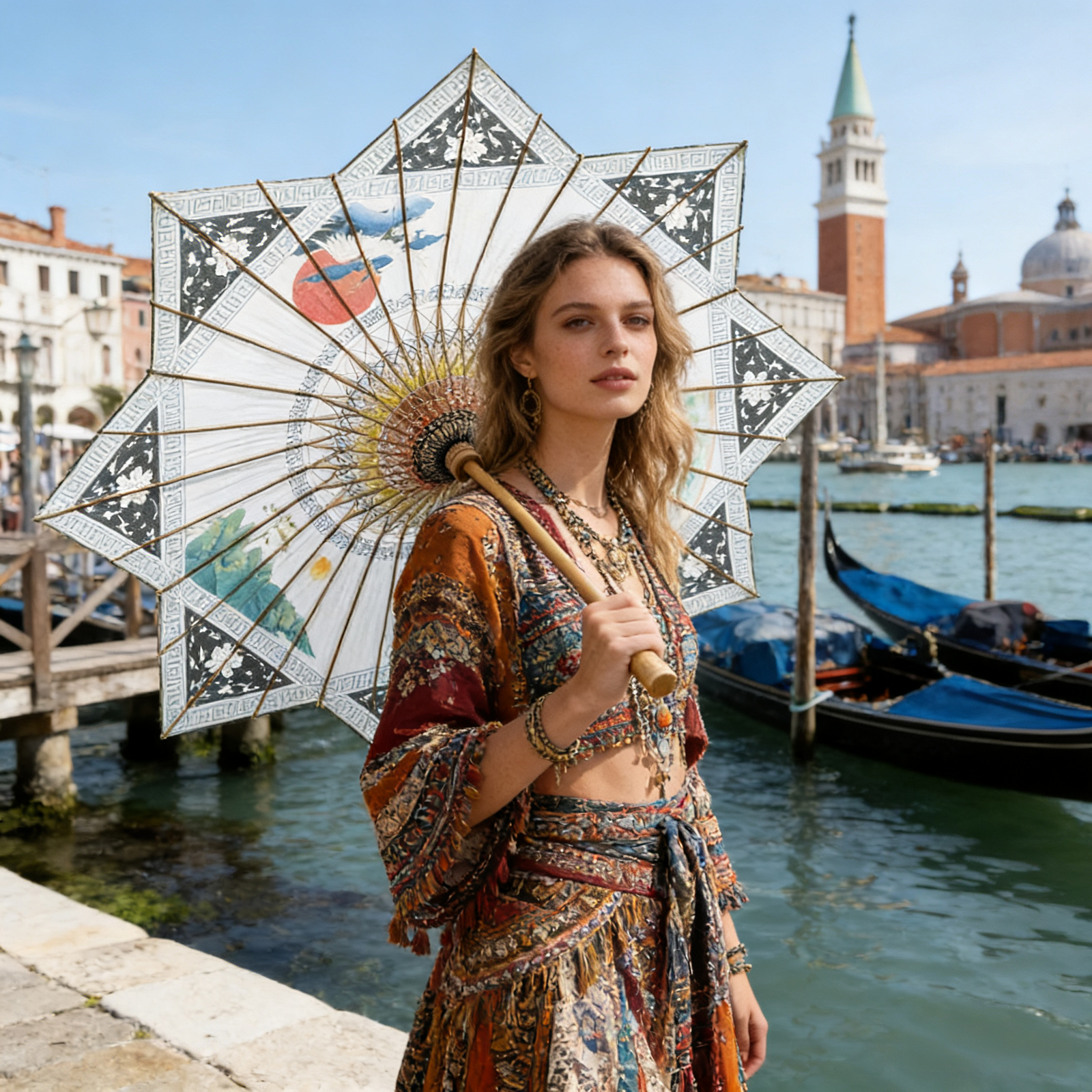 Sun and Rain Protection Oil Paper Umbrella